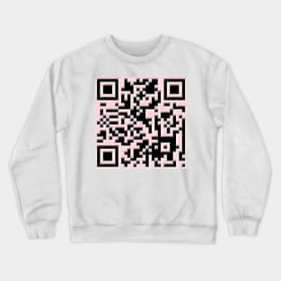 Pink Brick QR Crewneck Sweatshirt